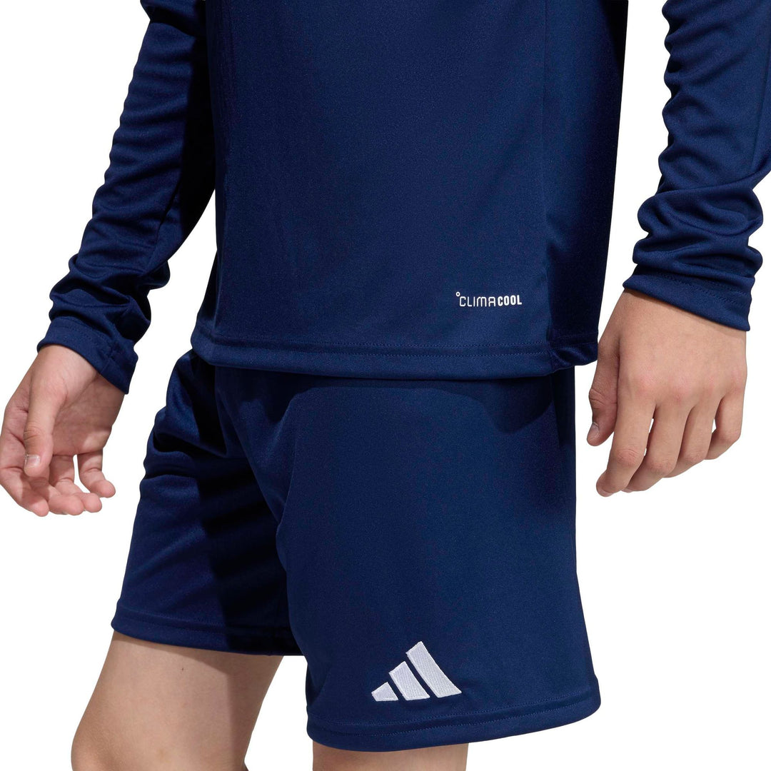 adidas Entrada 26 Jsy Ls Y Kinder - tenabl/white