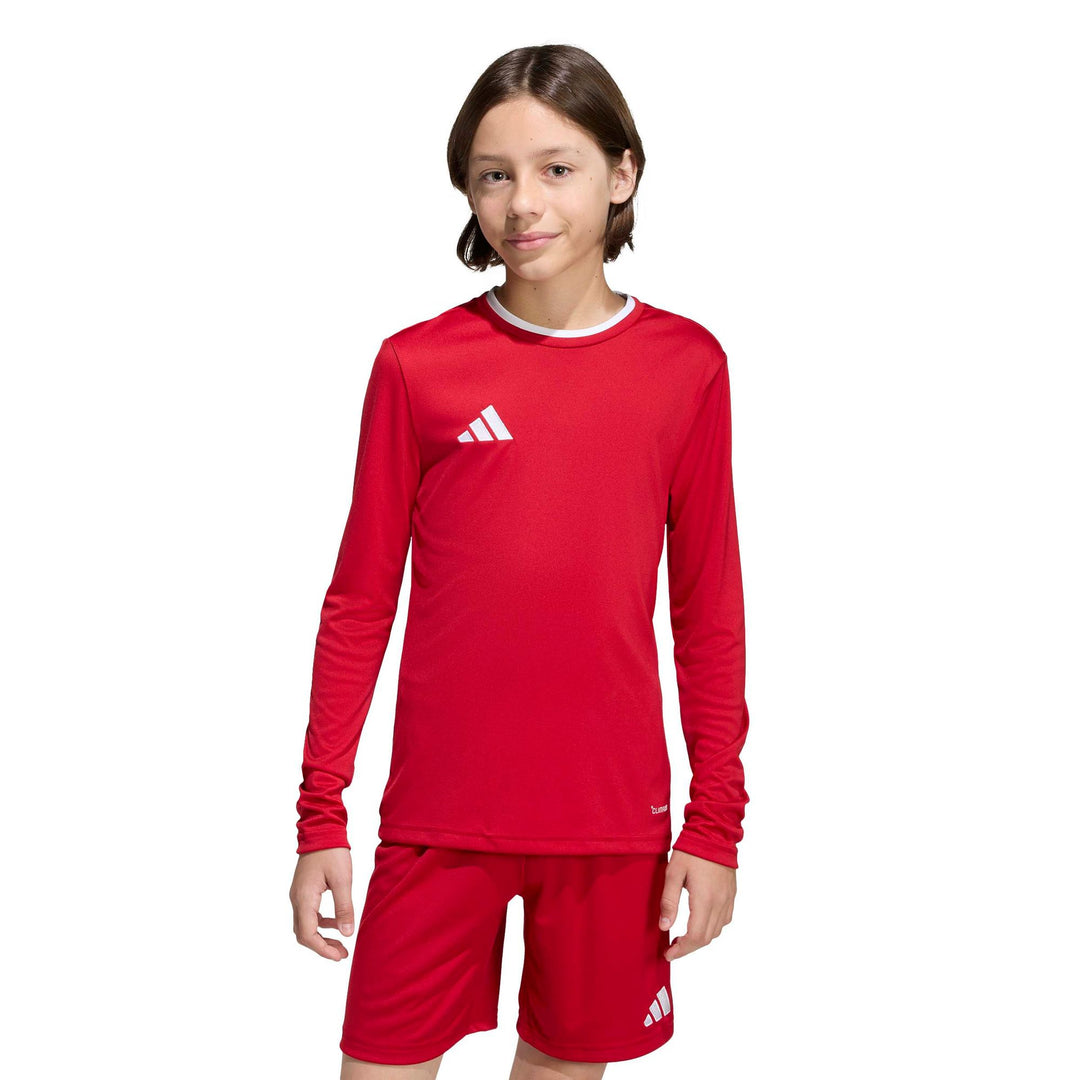 adidas Entrada 26 Jsy Ls Y Kinder - tepore/white