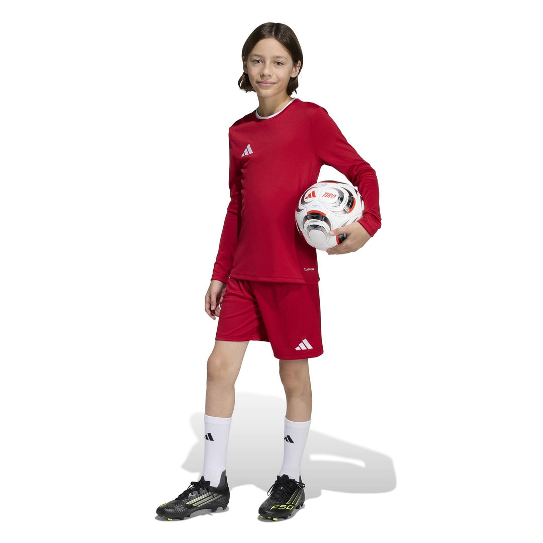 adidas Entrada 26 Jsy Ls Y Kinder - tepore/white