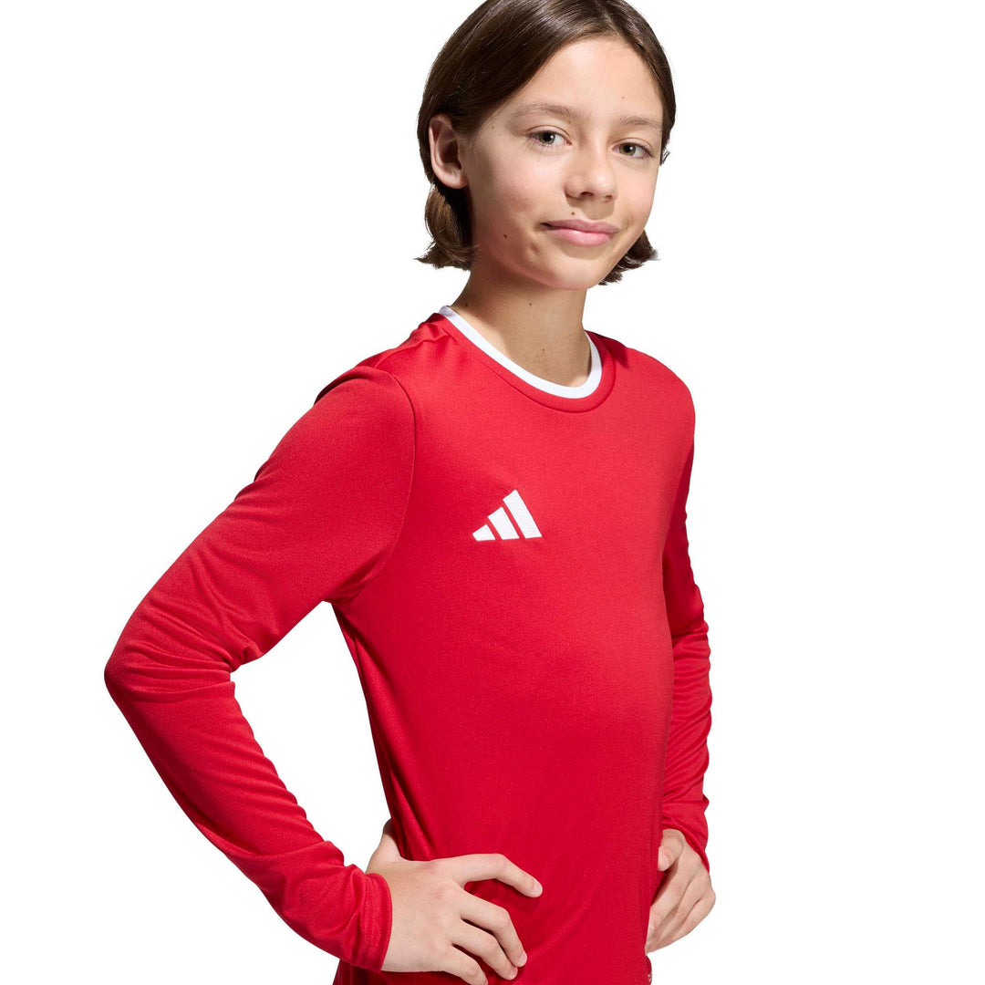 adidas Entrada 26 Jsy Ls Y Kinder - tepore/white