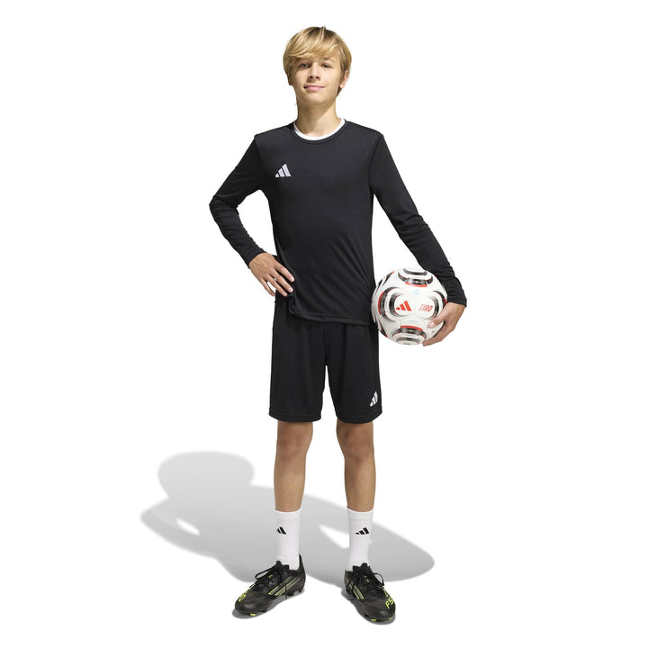 adidas Entrada 26 Jsy Ls Y Kinder - black/white