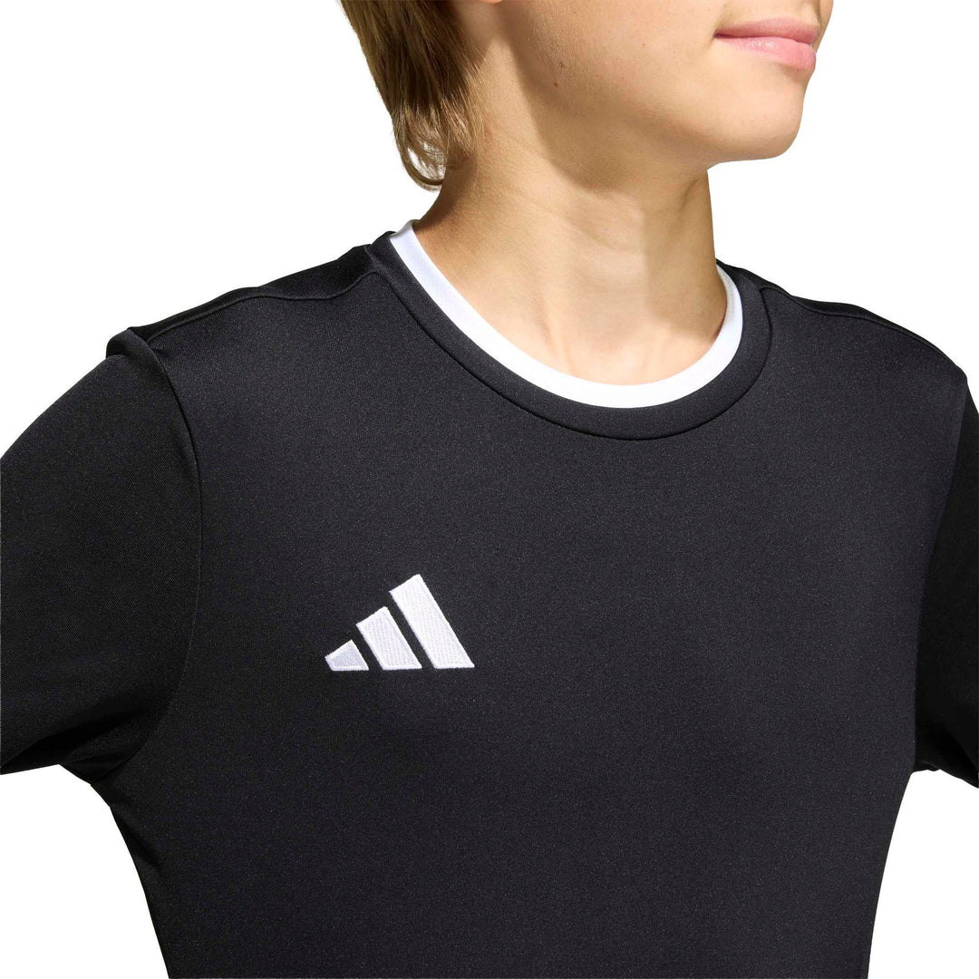 adidas Entrada 26 Jsy Ls Y Kinder - black/white