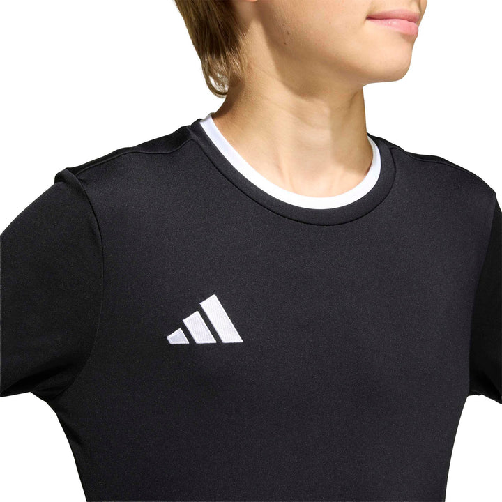 adidas Entrada 26 Jsy Ls Y Kinder - black/white