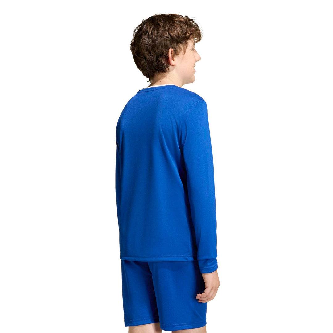 adidas Entrada 26 Jsy Ls Y Kinder - royblu/white