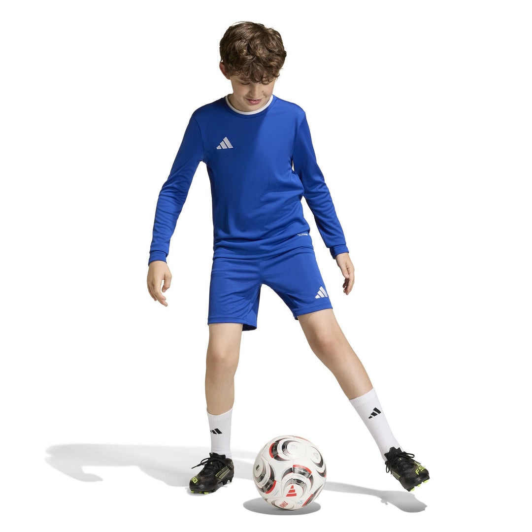 adidas Entrada 26 Jsy Ls Y Kinder - royblu/white