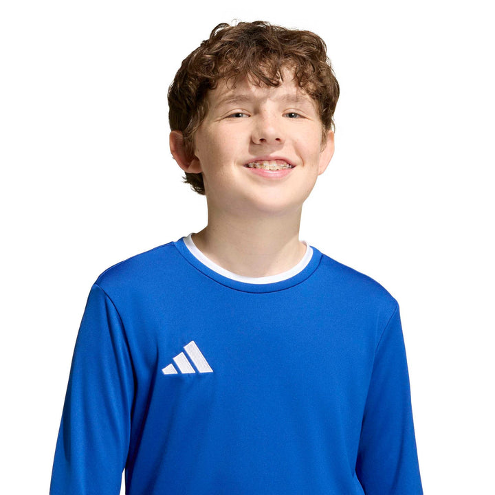 adidas Entrada 26 Jsy Ls Y Kinder - royblu/white