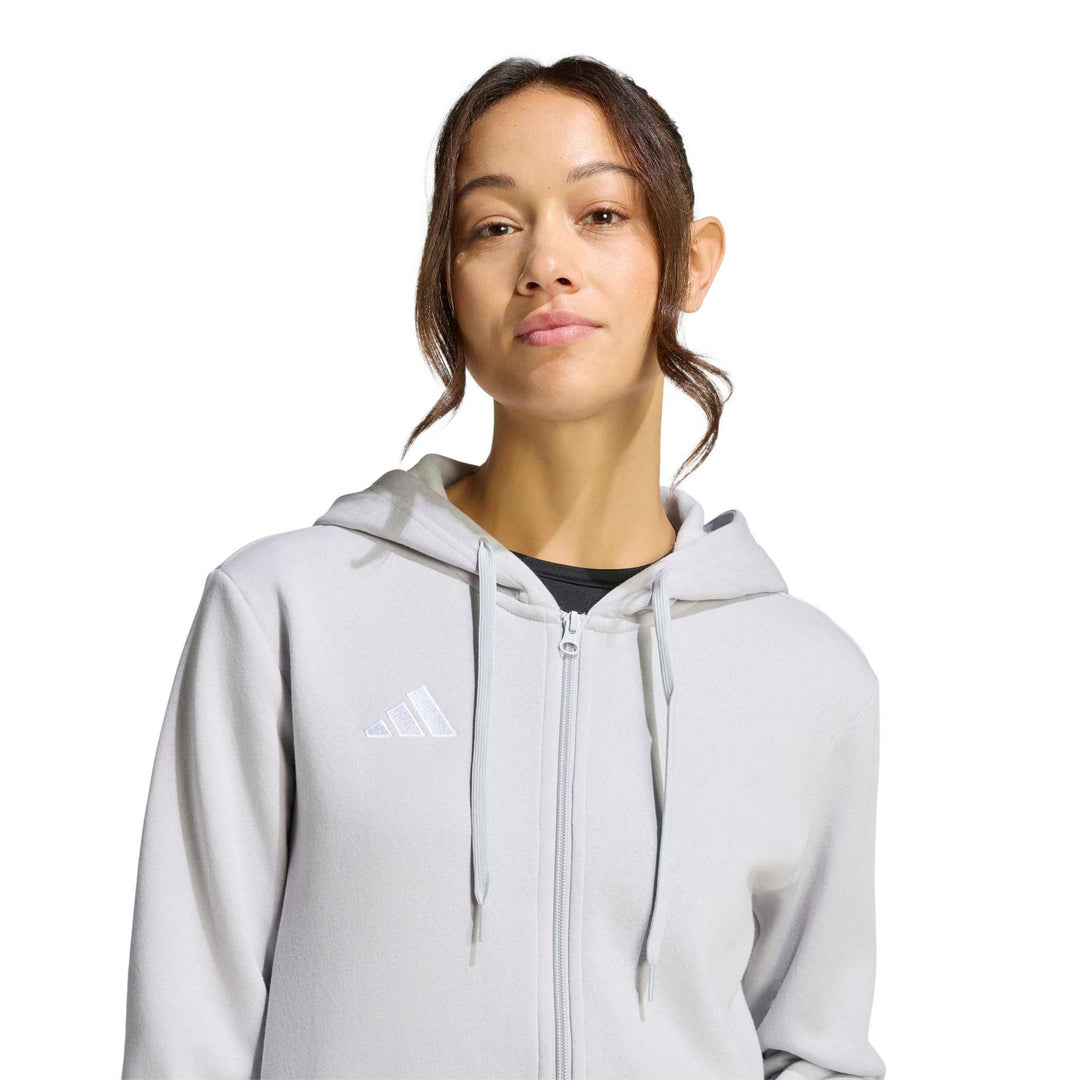 adidas Entrada 26 Fz Hood W - tmlggr/white