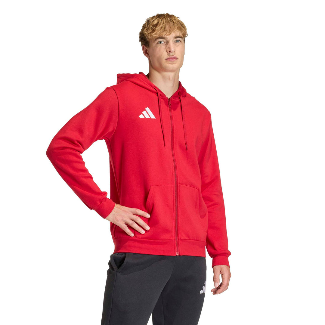 adidas Entrada 26 Fz Hood - tepore/white