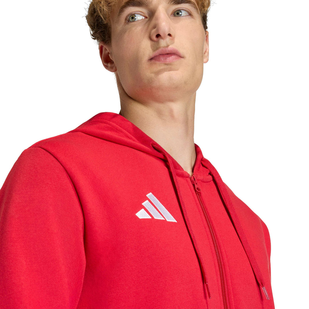 adidas Entrada 26 Fz Hood - tepore/white