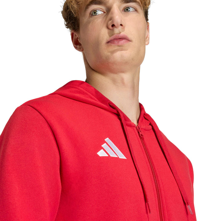 adidas Entrada 26 Fz Hood - tepore/white