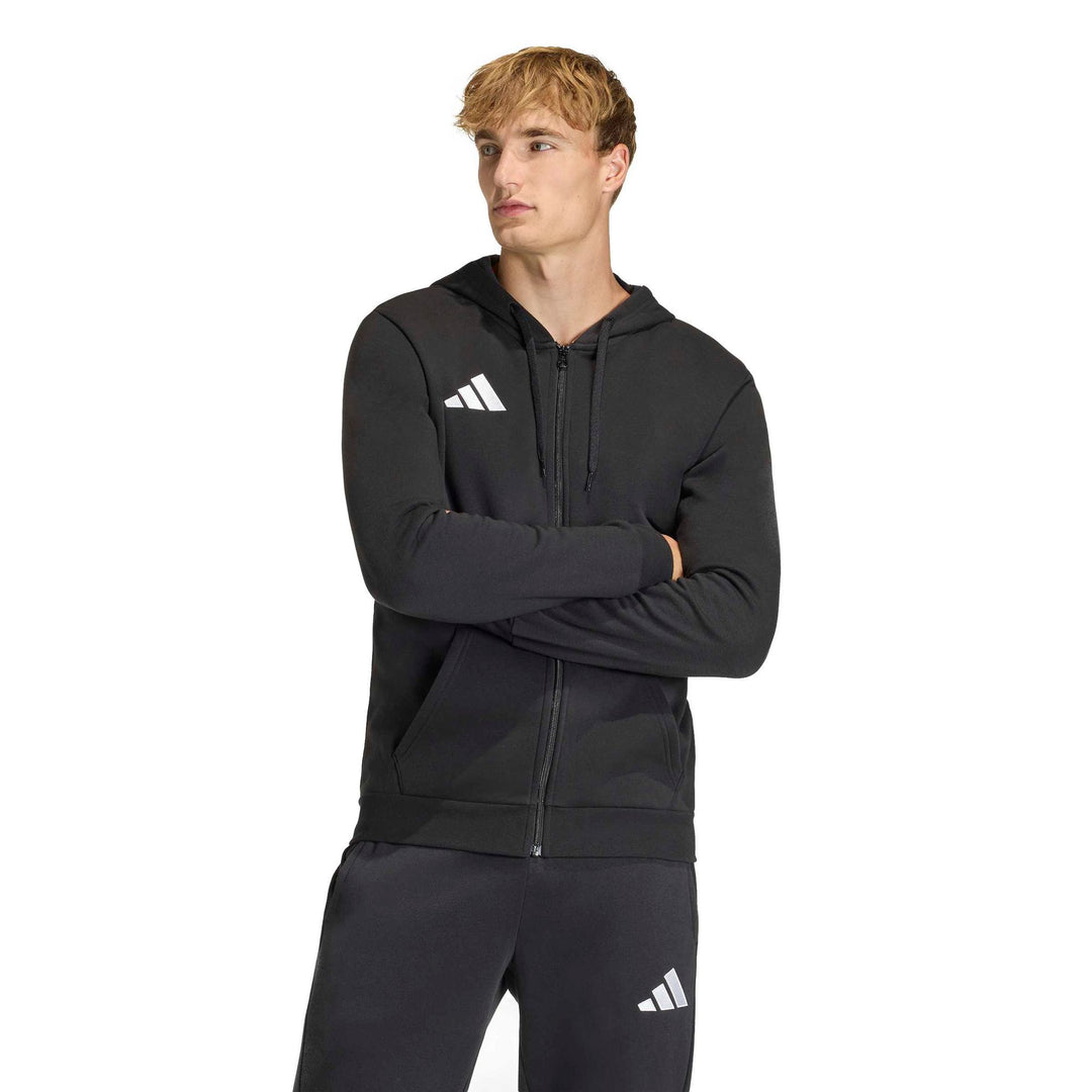 adidas Entrada 26 Fz Hood - black/white