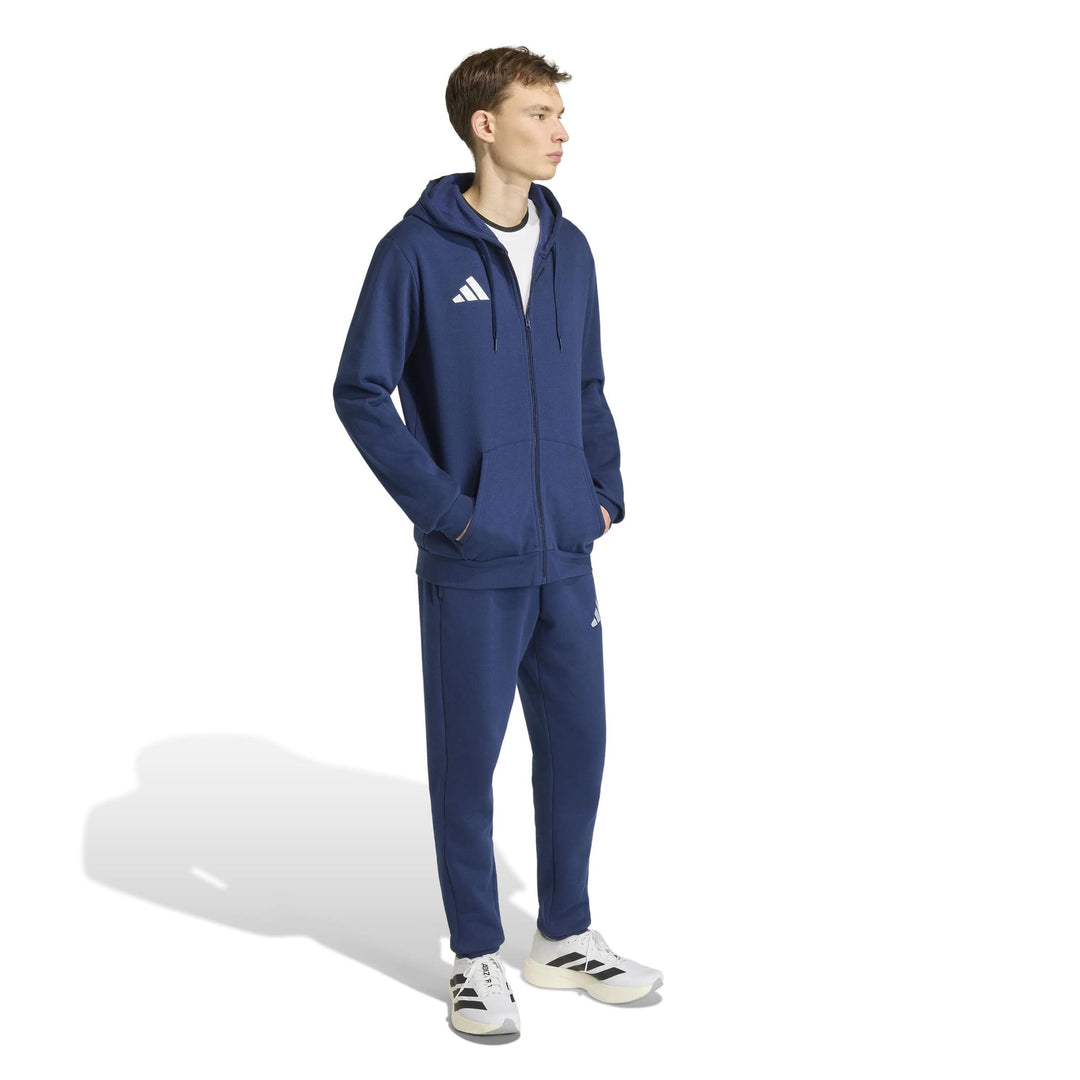 adidas Entrada 26 Fz Hood - tenabl/white