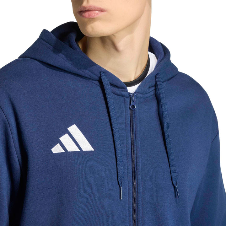 adidas Entrada 26 Fz Hood - tenabl/white