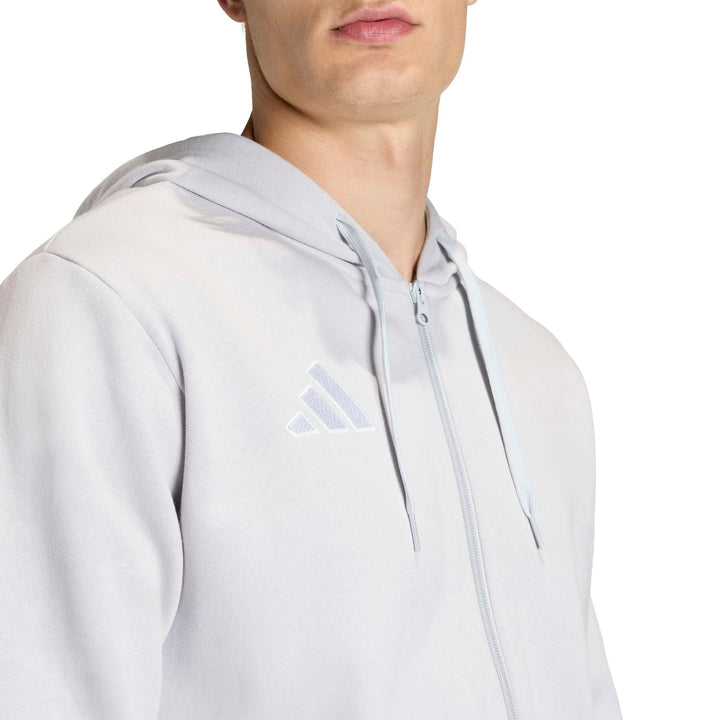 adidas Entrada 26 Fz Hood - tmlggr/white