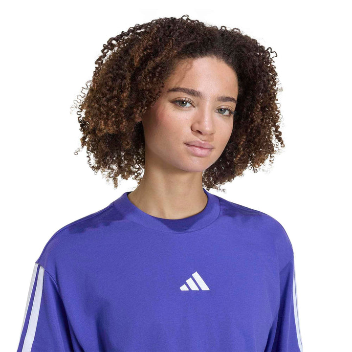 adidas W 3S Sj Tlr T - purpur/white