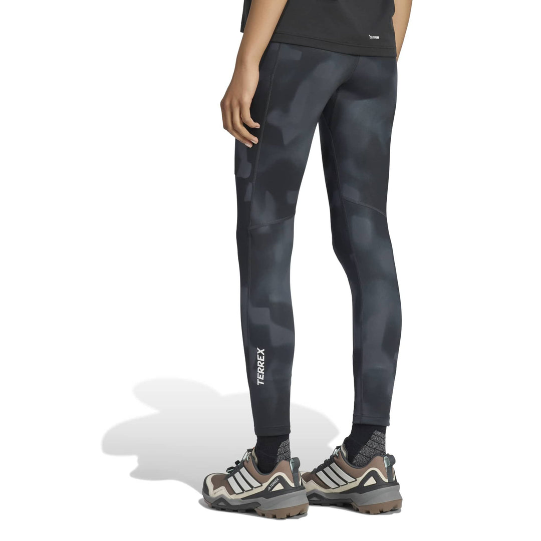 adidas W Mt Tights Aop - black/carbon