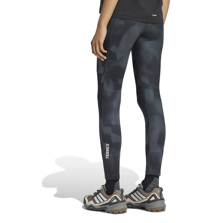 adidas W Mt Tights Aop - black/carbon