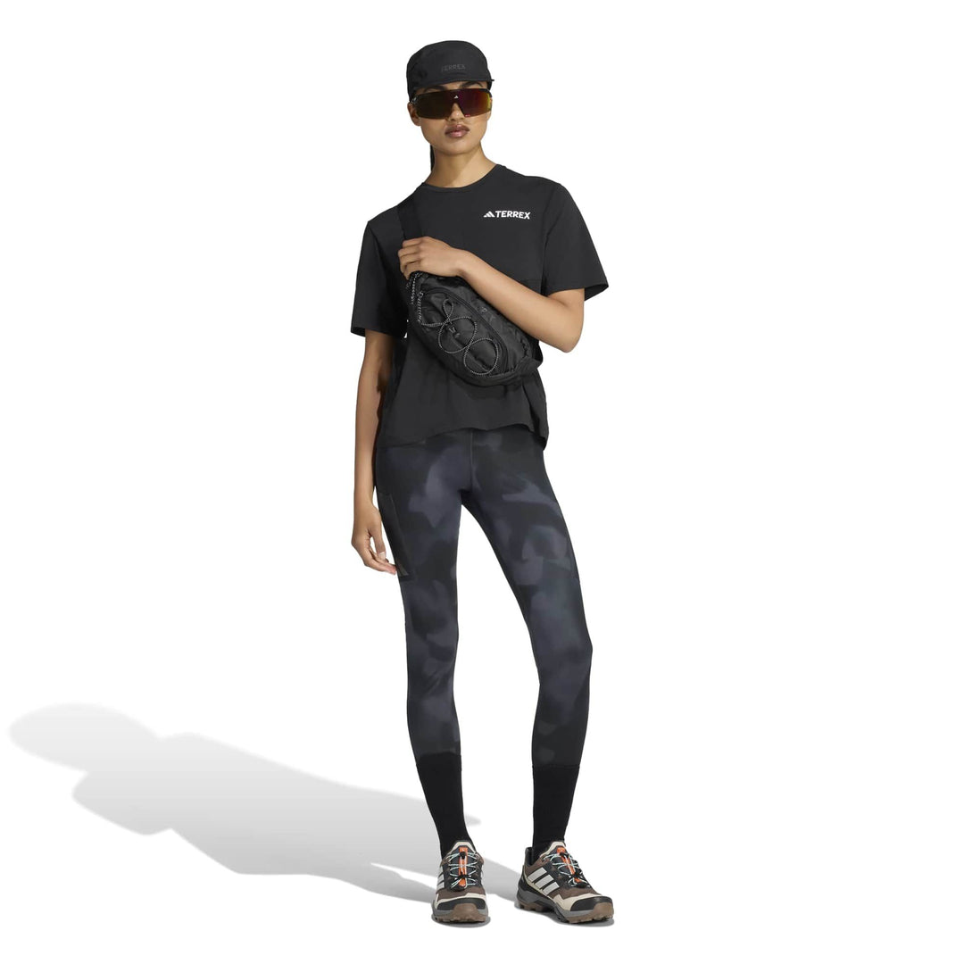 adidas W Mt Tights Aop - black/carbon