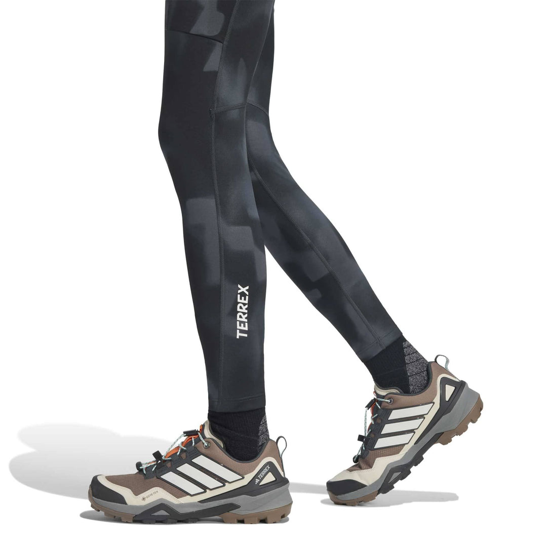 adidas W Mt Tights Aop - black/carbon