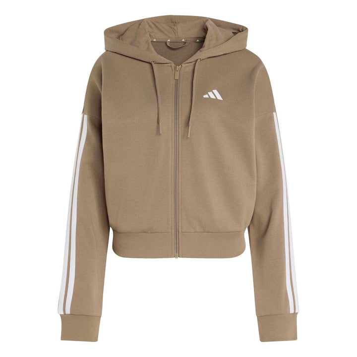 adidas W 3S Ft Fz Hd - khasix/white
