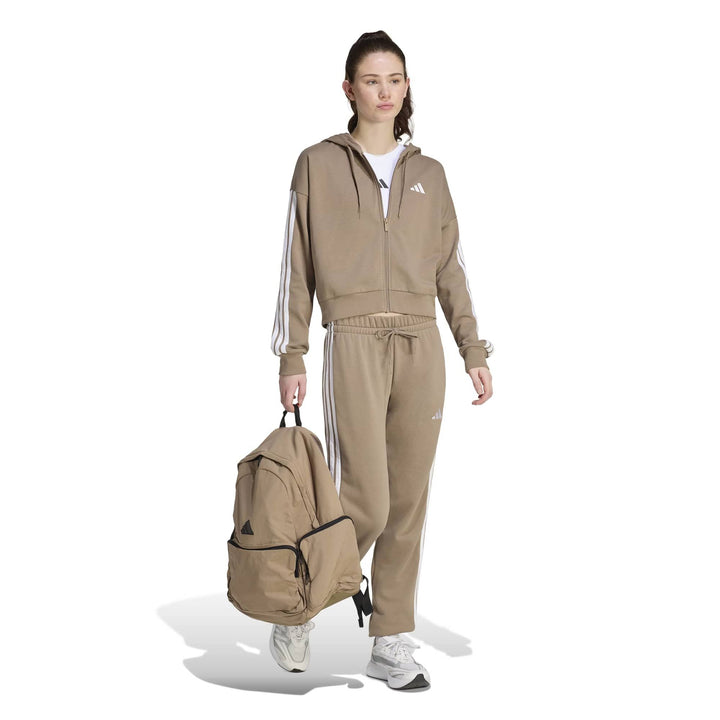 adidas W 3S Ft Fz Hd - khasix/white