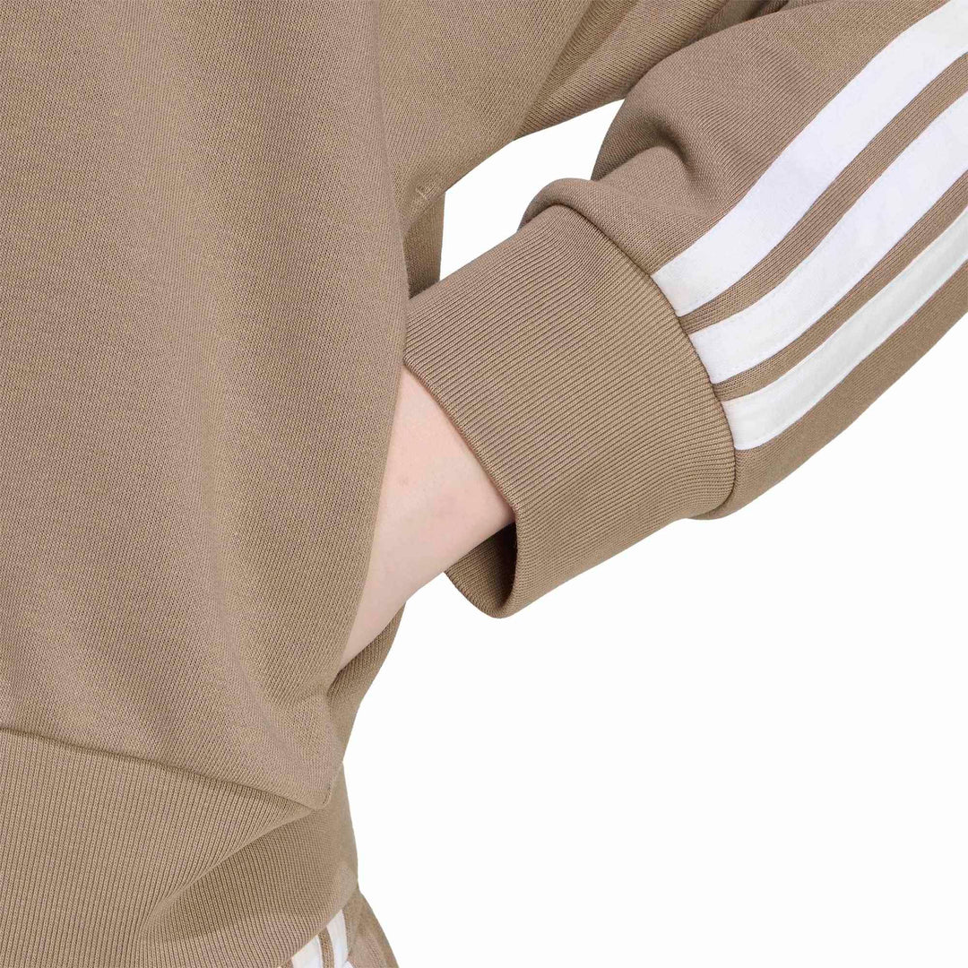 adidas W 3S Ft Fz Hd - khasix/white