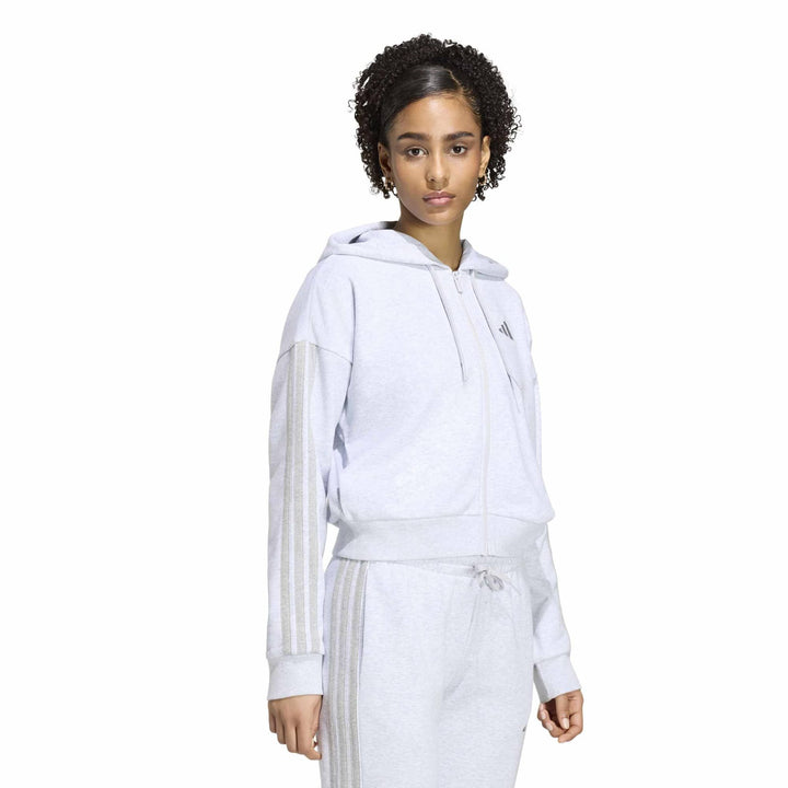 adidas W 3S Ft Fz Hd - lgreyh/mgreyh