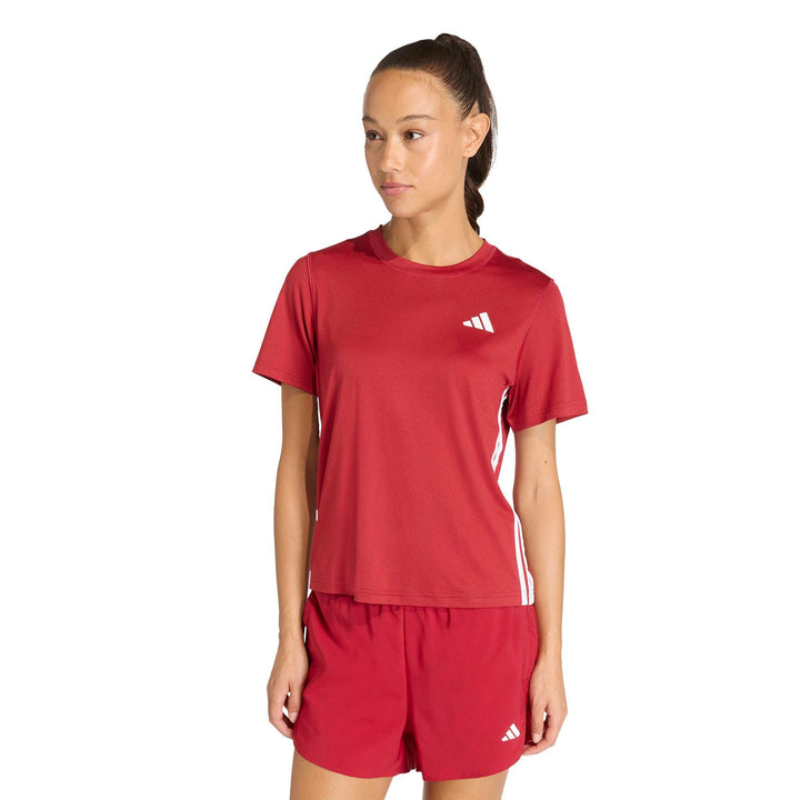 adidas We 3S Crew Tee - actmar/white