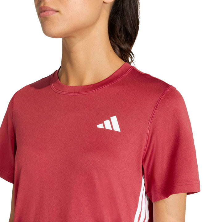 adidas We 3S Crew Tee - actmar/white