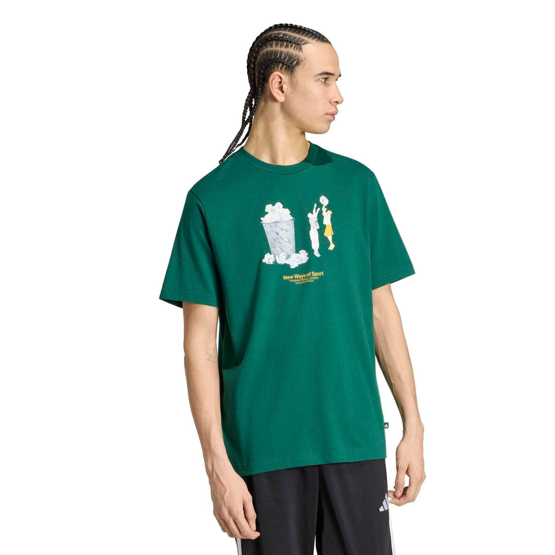 adidas M Skt Hoop T - cgreen