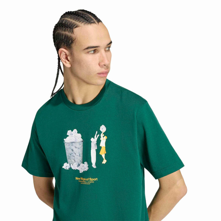 adidas M Skt Hoop T - cgreen
