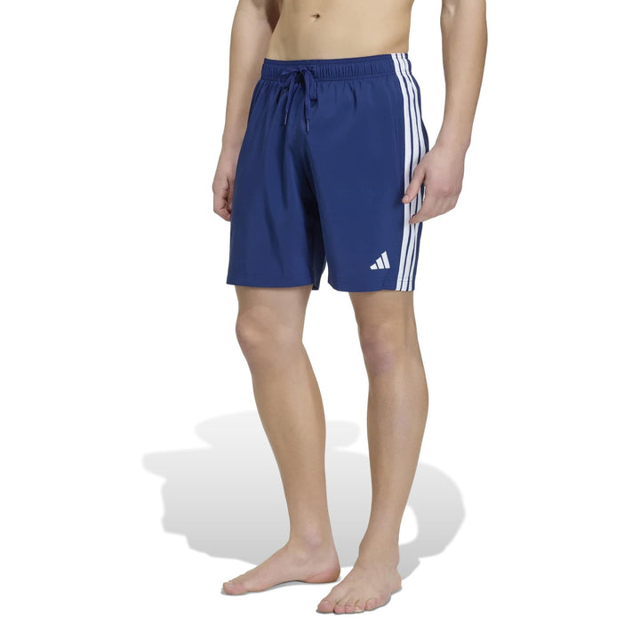 adidas 3S Sh 8In - dkblue/white