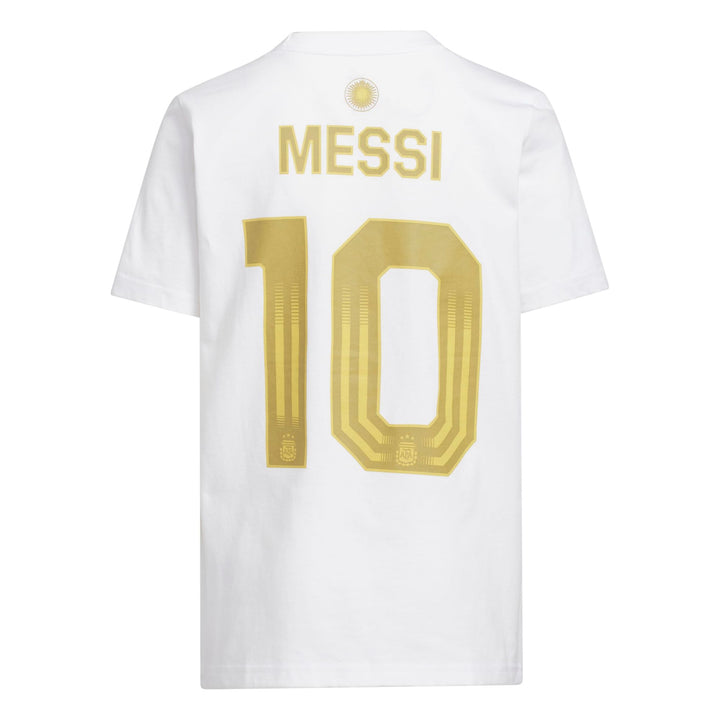 adidas Y Kinder Messi N&amp;N Tee - white