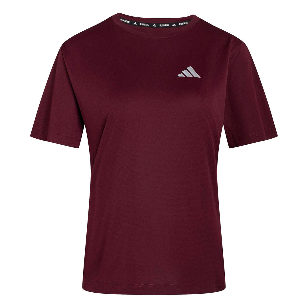 adidas Run Ess Tee W - maroon