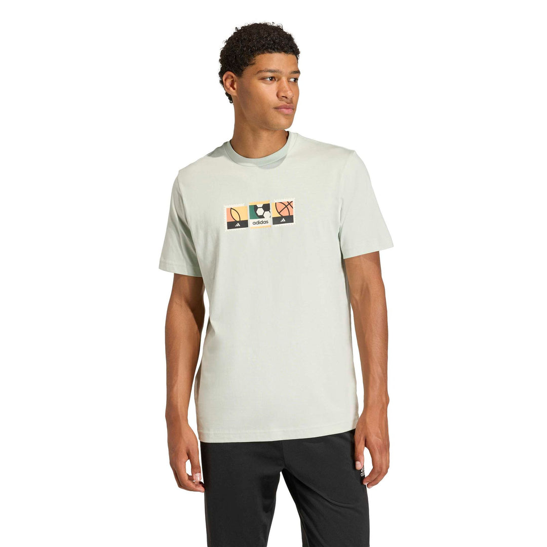 adidas M Mos Stamps T - lingrn
