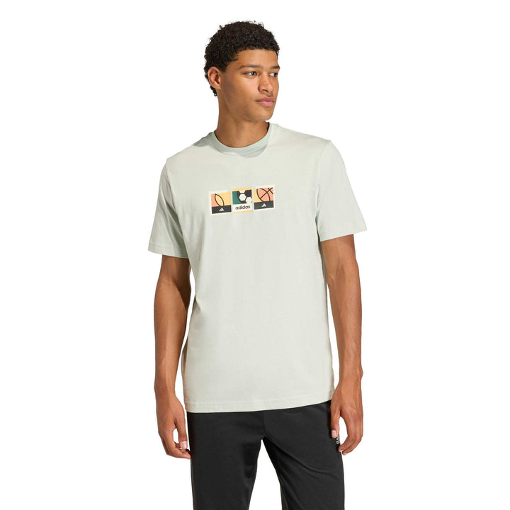 adidas M Mos Stamps T - lingrn