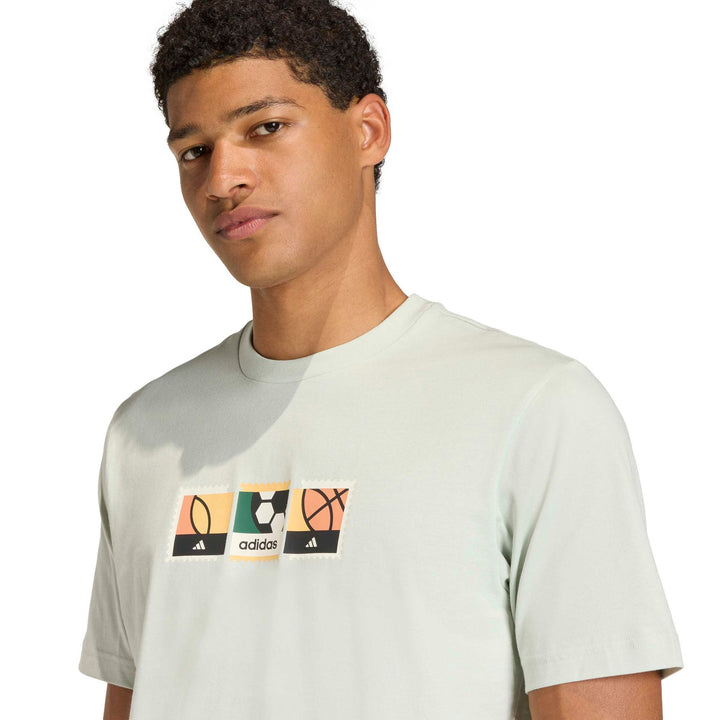 adidas M Mos Stamps T - lingrn