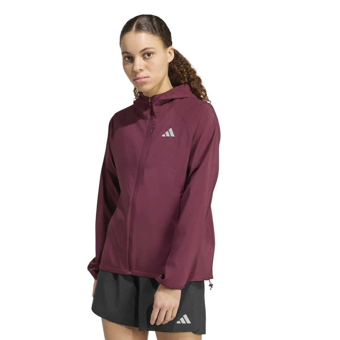 adidas Run Ess Jacke W - maroon