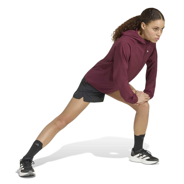 adidas Run Ess Jacke W - maroon