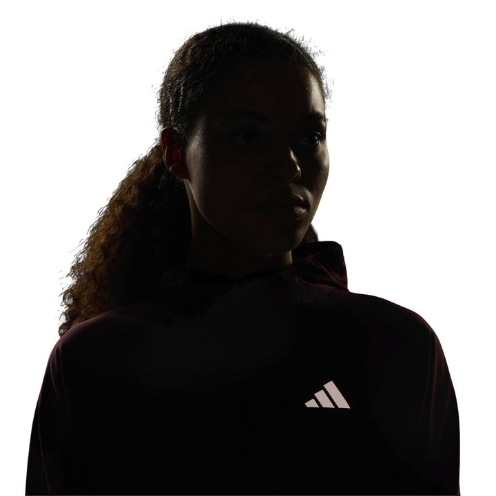 adidas Run Ess Jacke W - maroon