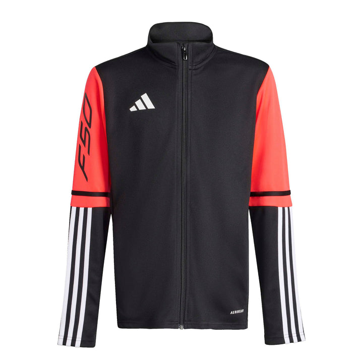 adidas F50 Tr Jacke Y Kinder - black/lucred/white