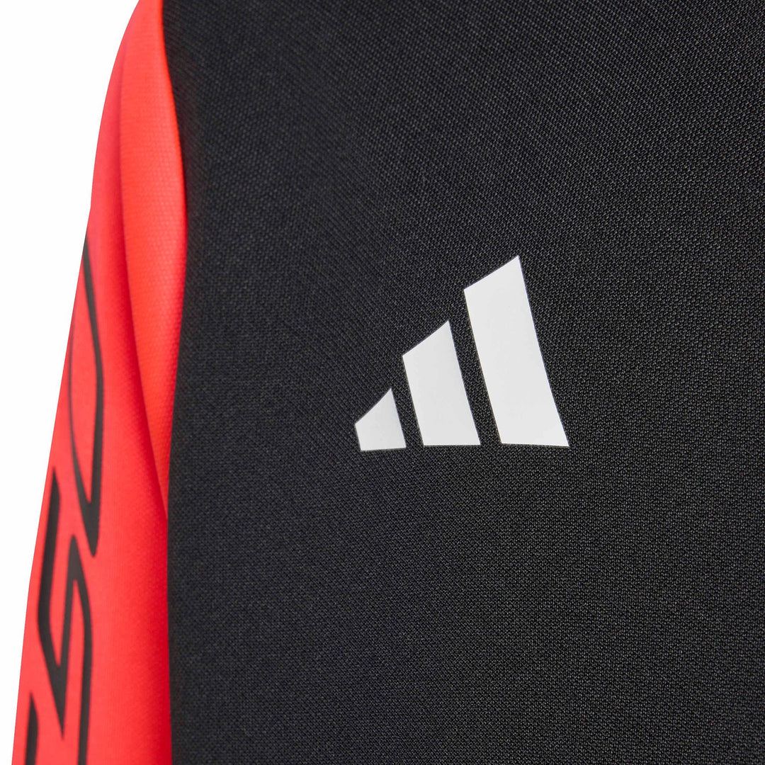 adidas F50 Tr Jacke Y Kinder - black/lucred/white