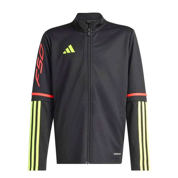 adidas F50 Tr Jacke Y Kinder - black/lucred/white