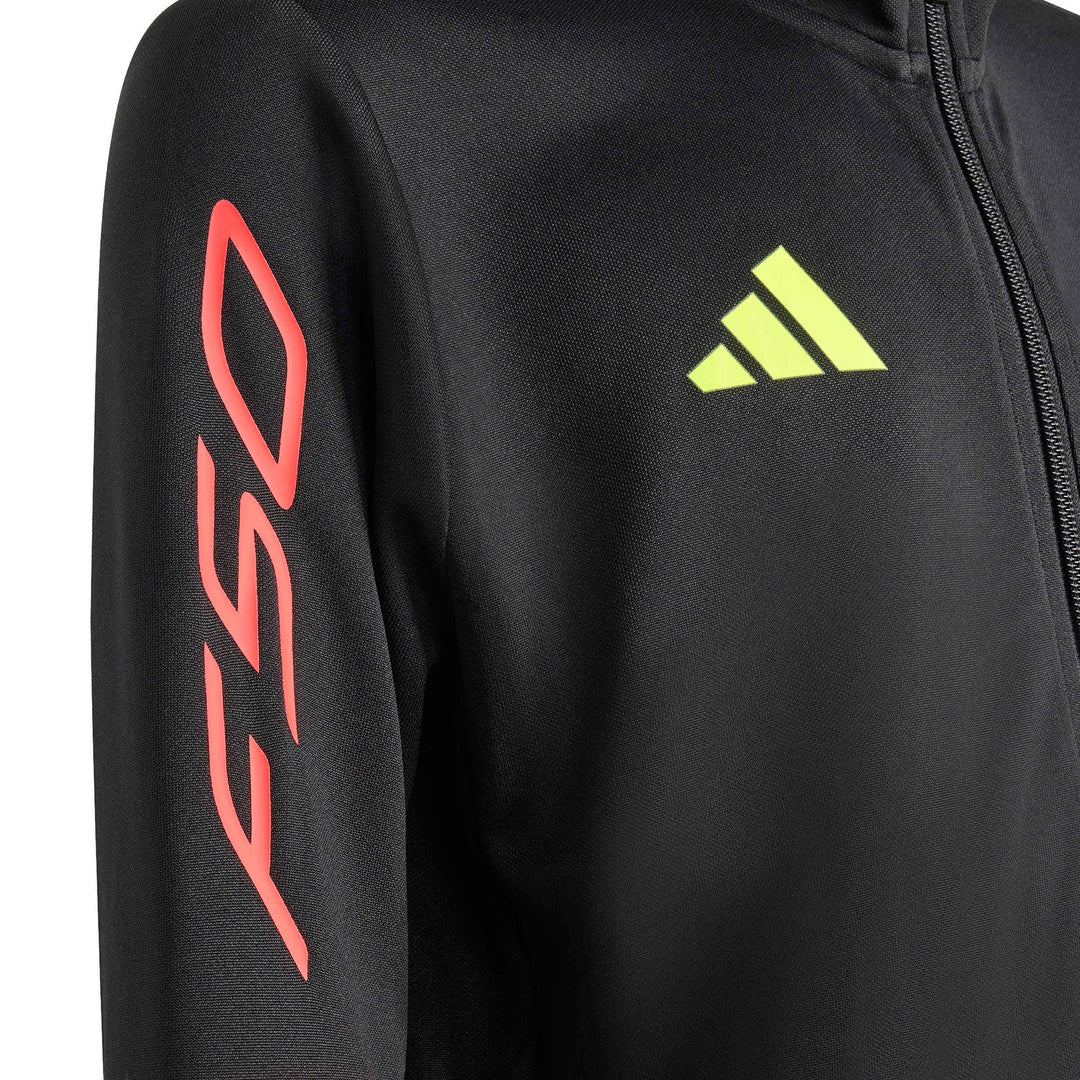 adidas F50 Tr Jacke Y Kinder - black/lucred/white