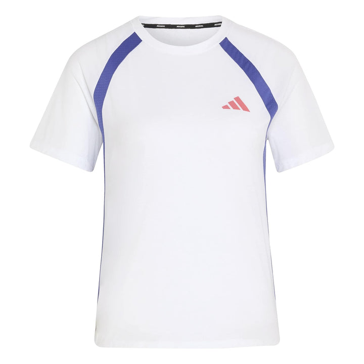 adidas Adizero A Tee W - white/dualin