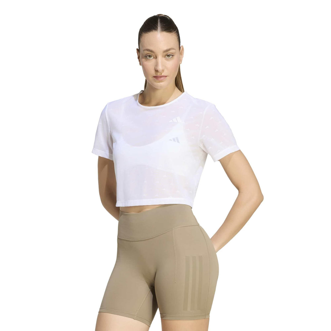 adidas Pwr Ess Tee Jaq - white