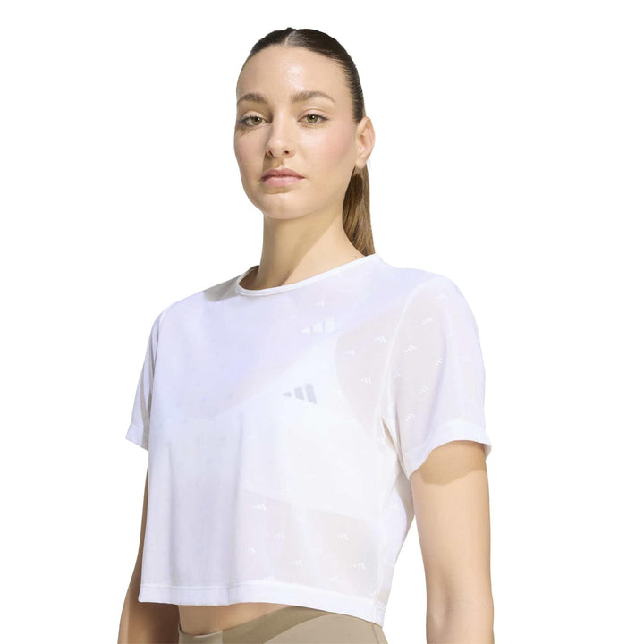 adidas Pwr Ess Tee Jaq - white