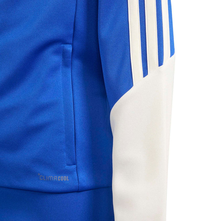adidas Juve Tk Suit Y Kinder - boblue/cwhite