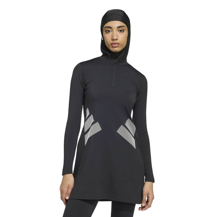 adidas Bb Ls Swim Top - black/white