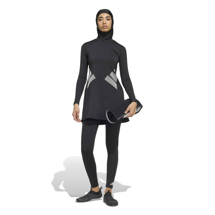 adidas Bb Ls Swim Top - black/white